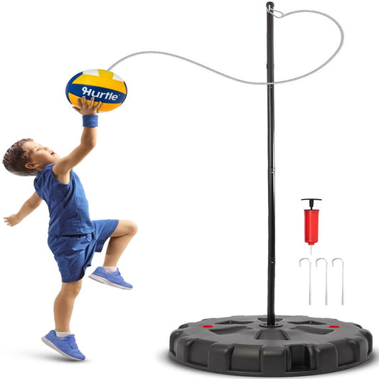 Tetherball Game with Ball and Rope